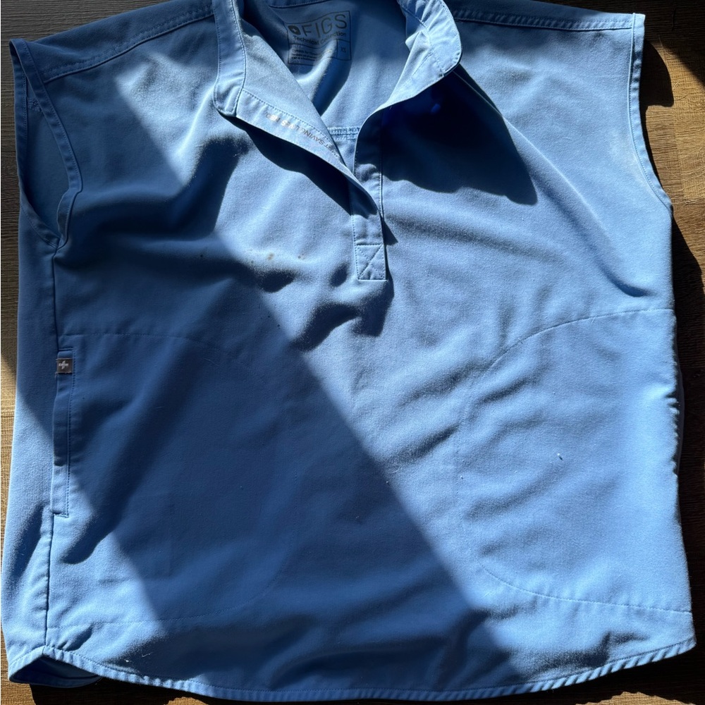 XS Figs Technical Collection Ceil Blue scrub top